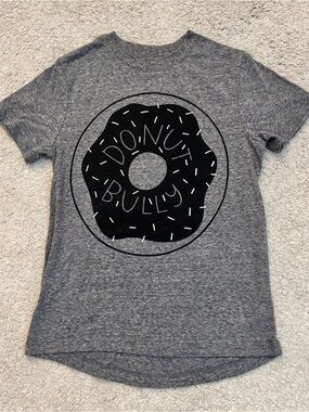 Cat & Jack Gray 'Donut Bully' Graphic Tee